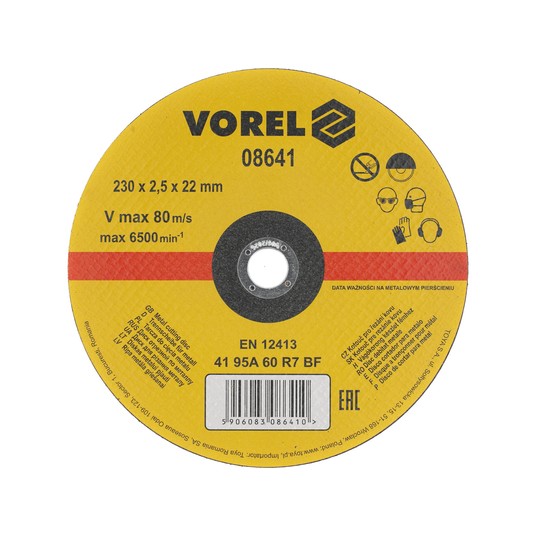TARCZA DO CIĘCIA METALU 230X2,5X22 -zdjęcie numer 1
