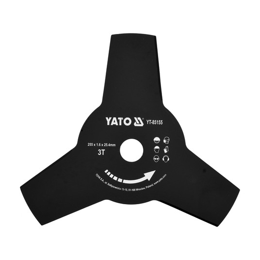 TARCZA DO PODKASZARKI 255MM 25,4MM -zdjęcie numer 1