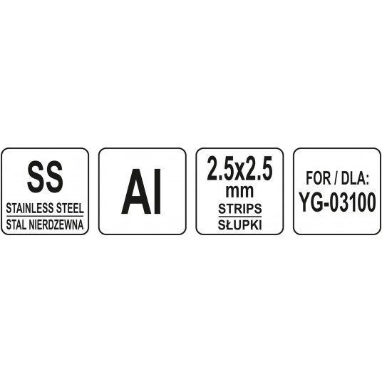 TARCZA DO SZATKOWNICY SŁUPKI 2,5X2,5MM -zdjęcie numer 3