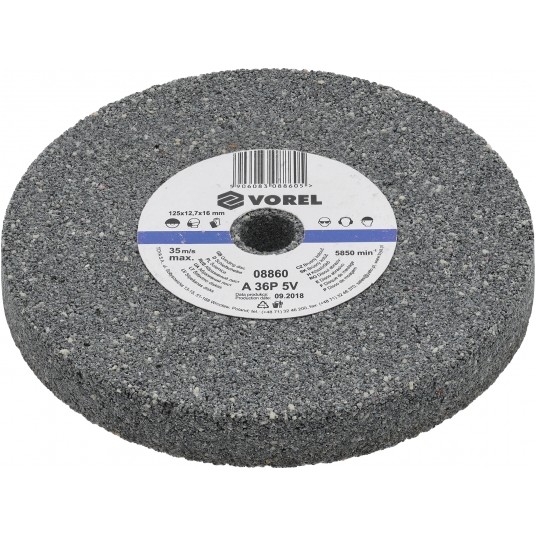 TARCZA DO SZLIFIERKI STOŁ. 125X12X17 /G/ -zdjęcie numer 1