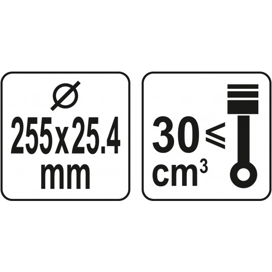 TARCZA TCT DO PODKASZAREK 255MM 25,4MM -zdjęcie numer 3
