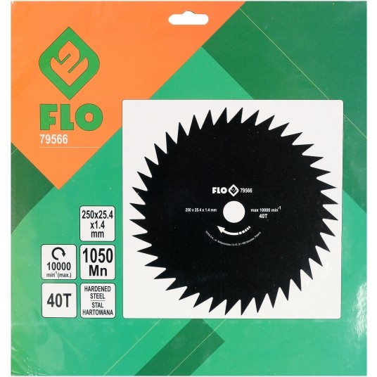 TARCZA ZĘBY UKOŚNE DO KOSY 250/25,4MM -zdjęcie numer 3
