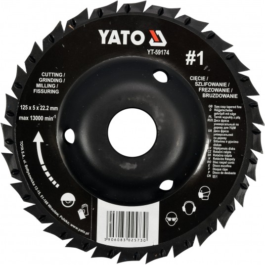 TARNIK WYPUKŁY Z PIŁĄ 125MM NR1 -zdjęcie numer 1