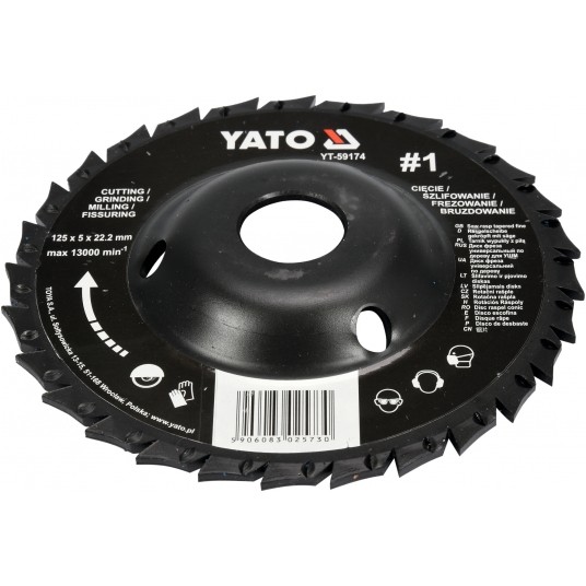 TARNIK WYPUKŁY Z PIŁĄ 125MM NR1 -zdjęcie numer 3