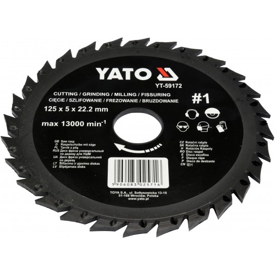 TARNIK Z PIŁĄ DO DREWNA 125MM NR1 -zdjęcie numer 3