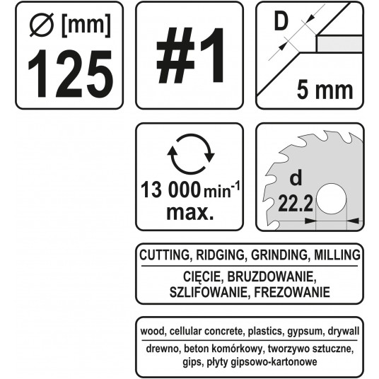 TARNIK Z PIŁĄ DO DREWNA 125MM NR1 -zdjęcie numer 5