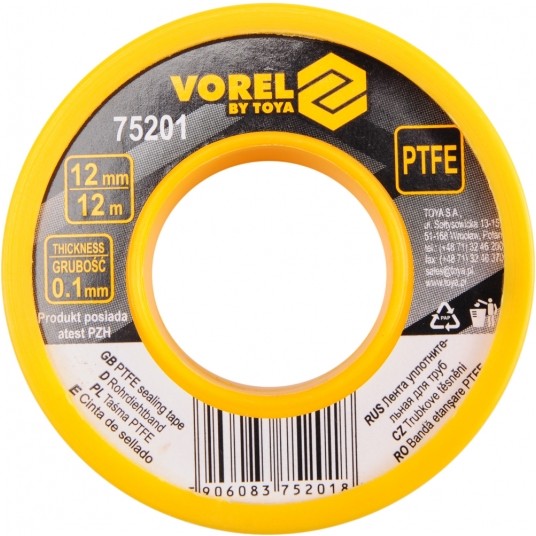 TAŚMA PTFE 12M x 12MM x 0.1MM -zdjęcie numer 1