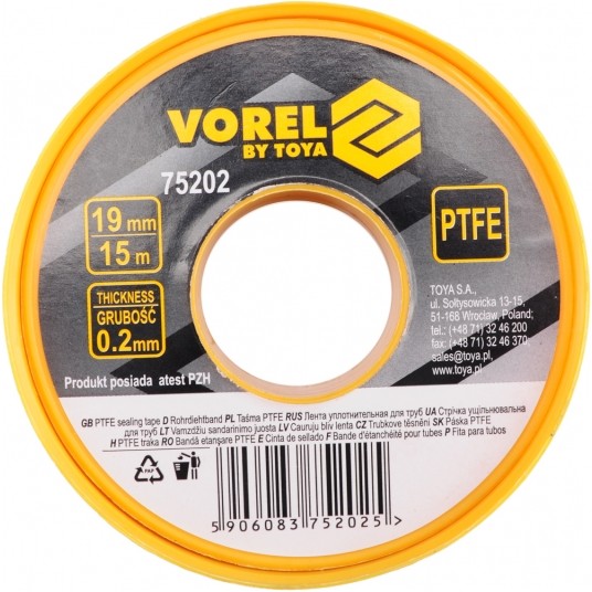 TAŚMA PTFE 15M x 19MM x 0.2MM -zdjęcie numer 1