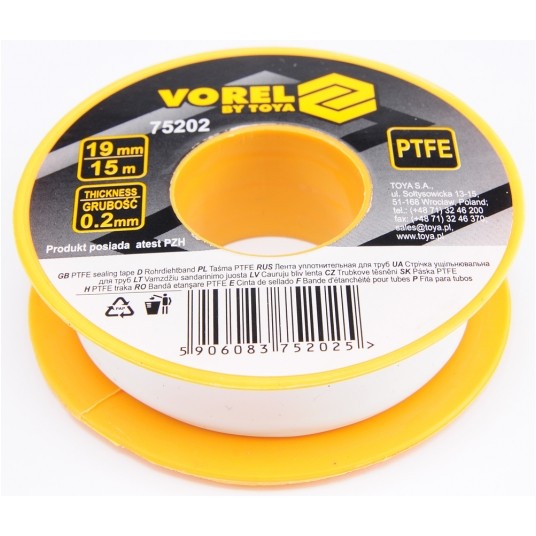 TAŚMA PTFE 15M x 19MM x 0.2MM -zdjęcie numer 2