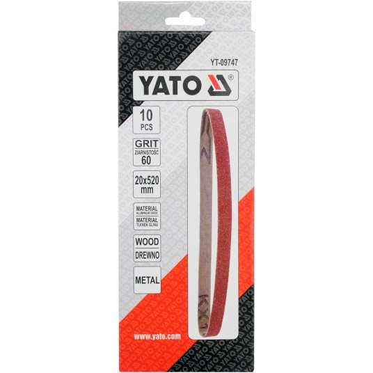 TAŚMA ŚCIERNA BEZKOŃ. 10SZT P60 20X520MM -zdjęcie numer 3
