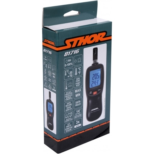 TERMOHIGROMETR -20°C~70°C, 0%~100%RH -zdjęcie numer 5