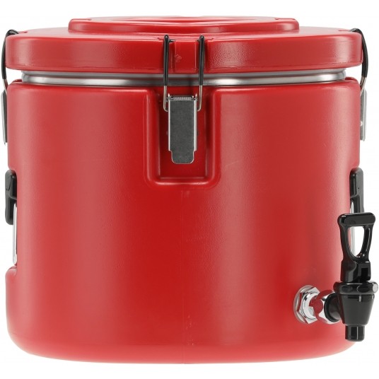 TERMOS TRANSPORTOWY OKRĄGŁY Z KRANEM 15L -zdjęcie numer 6