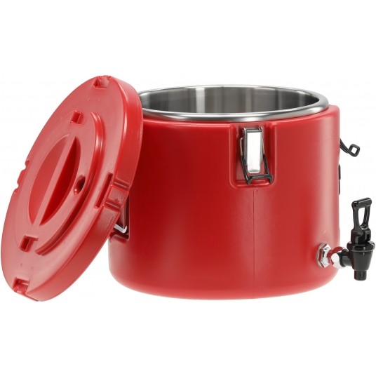 TERMOS TRANSPORTOWY OKRĄGŁY Z KRANEM 15L -zdjęcie numer 5