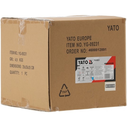 TERMOS TRANSPORTOWY OKRĄGŁY Z KRANEM 15L -zdjęcie numer 10