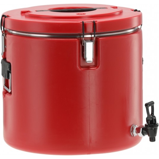 TERMOS TRANSPORTOWY OKRĄGŁY Z KRANEM 30L -zdjęcie numer 1