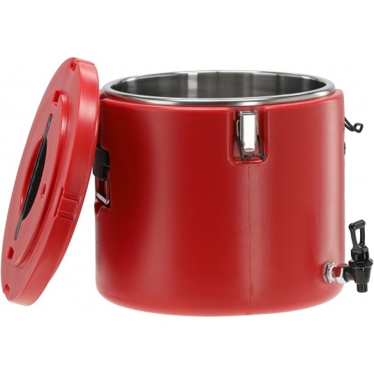 TERMOS TRANSPORTOWY OKRĄGŁY Z KRANEM 30L -zdjęcie numer 5
