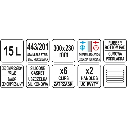 TERMOS TRANSPORTOWY SS 15L -zdjęcie numer 3
