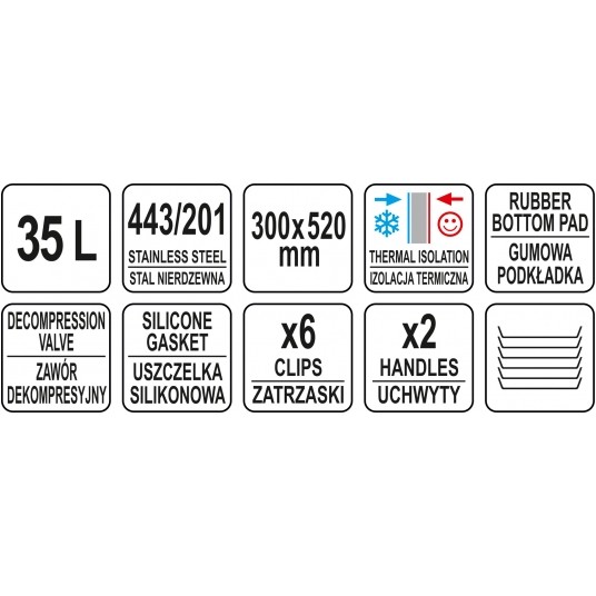 TERMOS TRANSPORTOWY SS 35L -zdjęcie numer 3