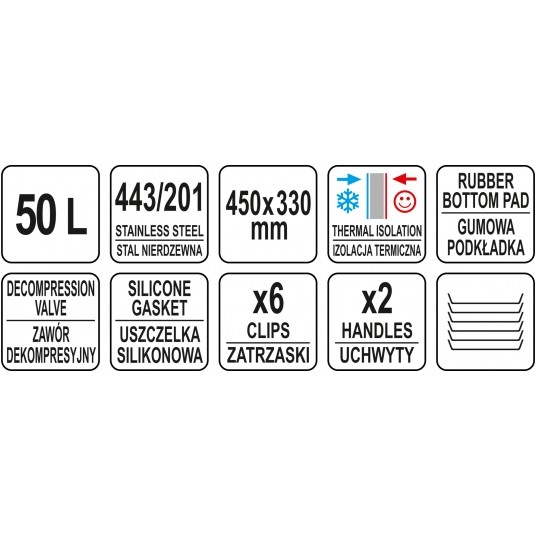 TERMOS TRANSPORTOWY SS 50L -zdjęcie numer 8