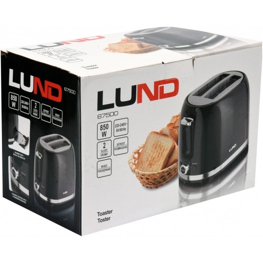 TOSTER 700-850W CZARNY -zdjęcie numer 5