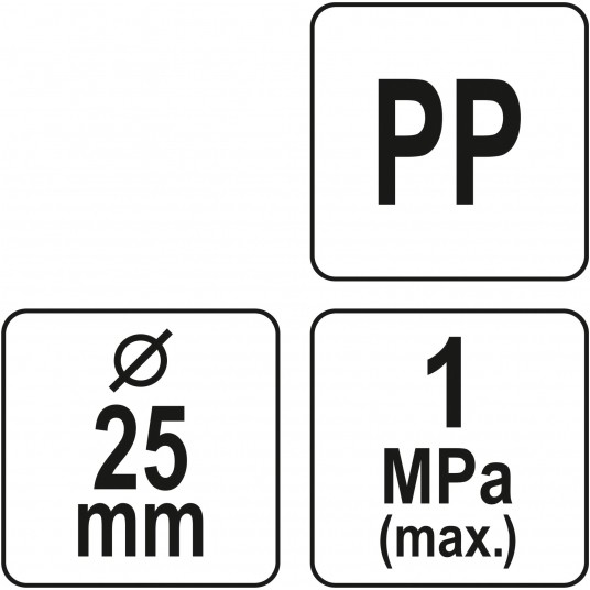 TRÓJNIK PP 25MM X 25 MM X 25MM -zdjęcie numer 4