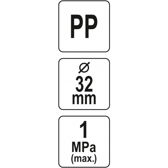TRÓJNIK PP 32MM x 32MM x 32MM -zdjęcie numer 4