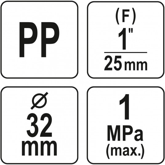 TRÓJNIK PP GW 32MM x 1'' x 32MM -zdjęcie numer 4