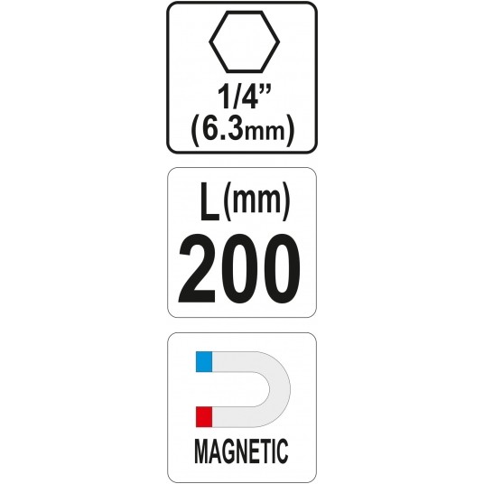 UCHWYT DO BITÓW 1/4 X 200MM -zdjęcie numer 4