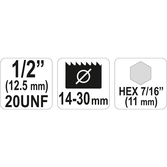 UCHWYT DO OTWORNIC 19-29MM HEX 1/2 -zdjęcie numer 3