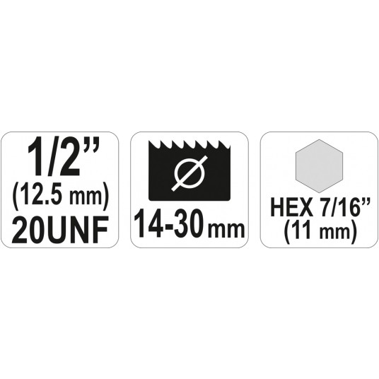 UCHWYT DO OTWORNIC 19-29MM HEX 1/2 -zdjęcie numer 3