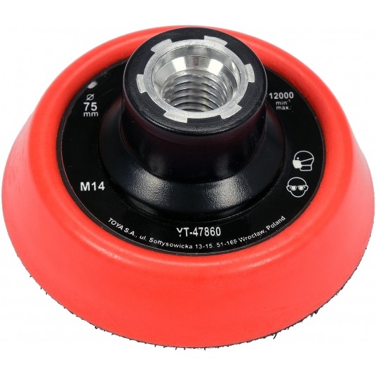 UCHWYT MOCUJĄCY 75MM Z RZEPEM, M14 -zdjęcie numer 1