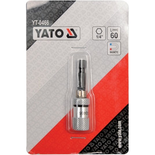 UCHWYT ŚRUBOWY 60MM DO BITÓW 1/4" -zdjęcie numer 2