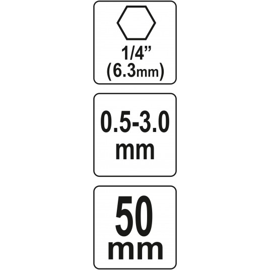 UCHWYT WIERTAR BEZKLUCZYKOWY 0.5-3.0 HEX -zdjęcie numer 5