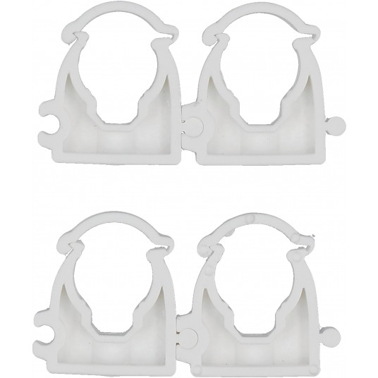 UCHWYTY ZAMYKANE DO RUR 15-16MM 4SZT. -zdjęcie numer 2