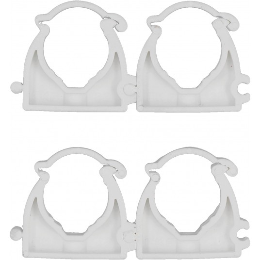 UCHWYTY ZAMYKANE DO RUR 22MM 4SZT. -zdjęcie numer 2