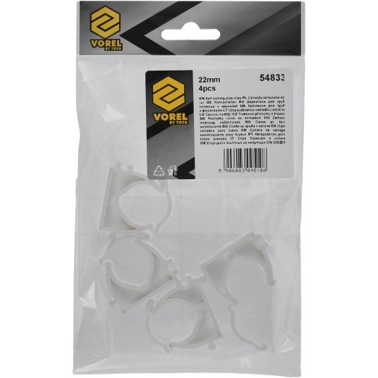 UCHWYTY ZAMYKANE DO RUR 22MM 4SZT. -zdjęcie numer 6