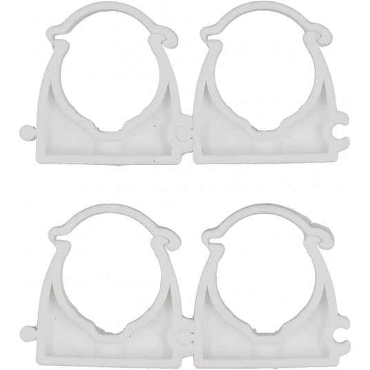 UCHWYTY ZAMYKANE DO RUR 25MM 4SZT. -zdjęcie numer 2