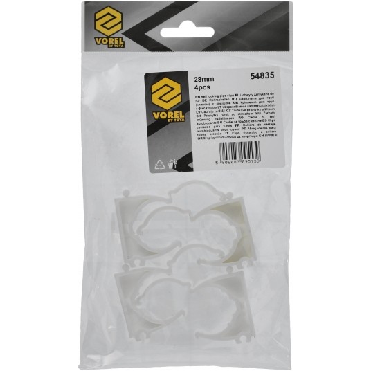 UCHWYTY ZAMYKANE DO RUR 28MM 4SZT. -zdjęcie numer 6