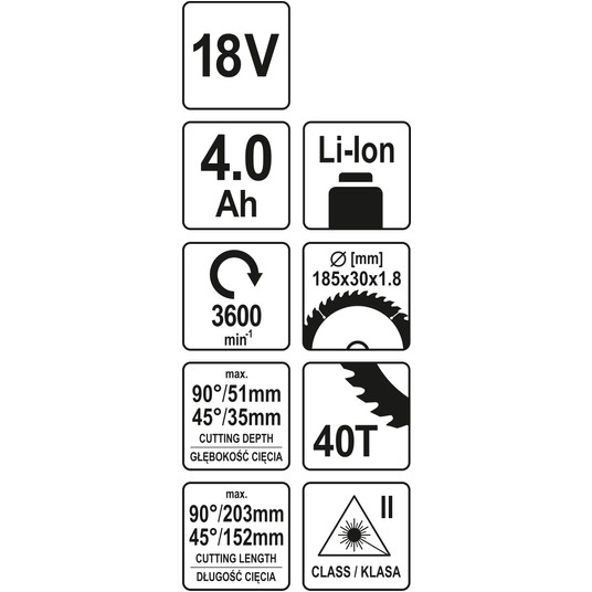 UKOŚNICA 18V 185MM - 4AH -zdjęcie numer 8