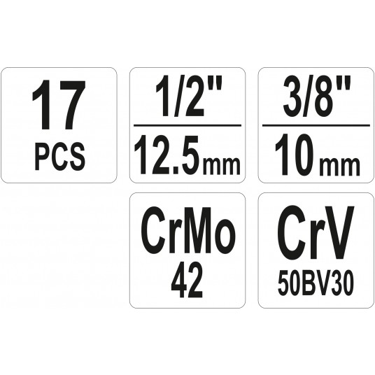 UNIWERSALNY ZESTAW WYKRĘTAKÓW 17 PCS -zdjęcie numer 5