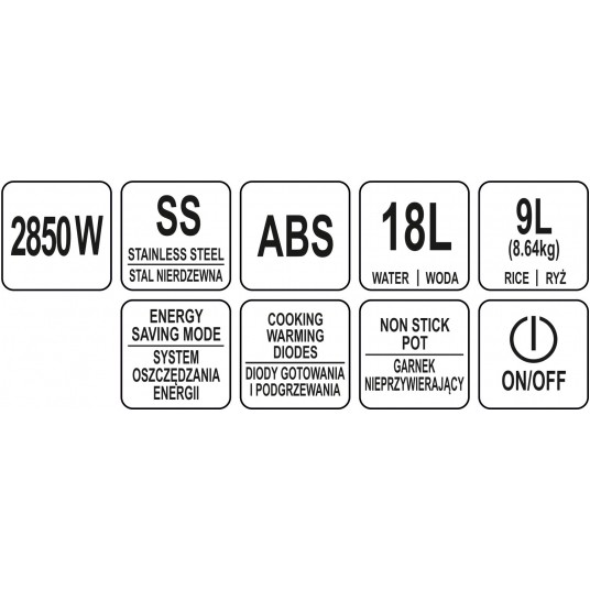 URZĄDZENIE DO GOTOWANIA RYŻU 27L -zdjęcie numer 8