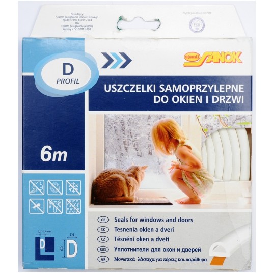 USZCZELKA EPDM TYP D BIAŁA 6M -zdjęcie numer 3