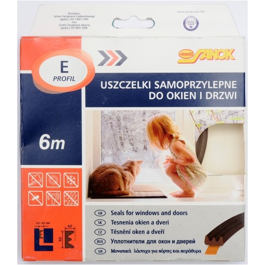 USZCZELKA EPDM TYP E BRĄZ 6M -zdjęcie numer 3