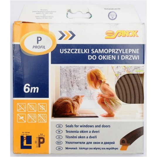 USZCZELKA EPDM TYP P BRĄZ 6M -zdjęcie numer 3