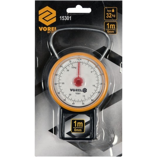 WAGA SPRĘŻYNOWA 32 KG Z MIARKĄ ZWIJANĄ -zdjęcie numer 1