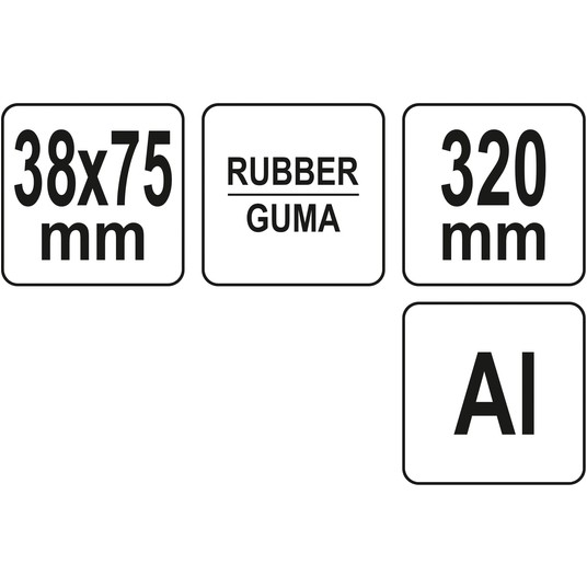 WAŁEK DOCISKOWY 75 MM Z UCHWYTEM ALUMIN. -zdjęcie numer 4