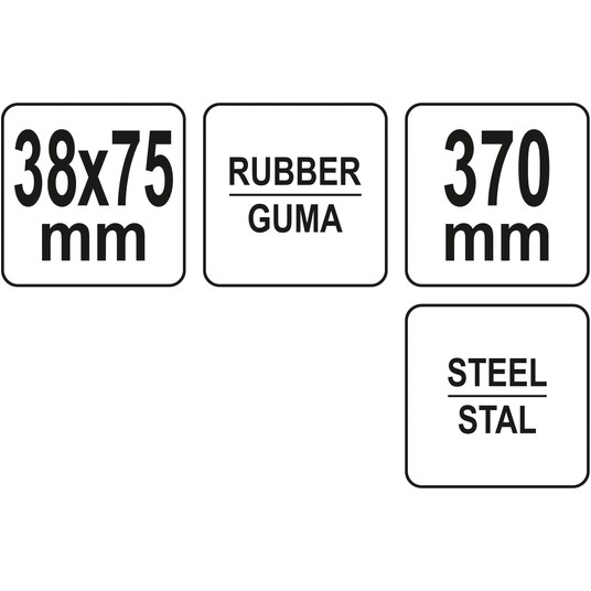 WAŁEK DOCISKOWY 75 MM Z UCHWYTEM STALOWY -zdjęcie numer 4