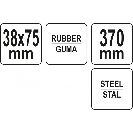 WAŁEK DOCISKOWY 75 MM Z UCHWYTEM STALOWY -zdjęcie numer 4