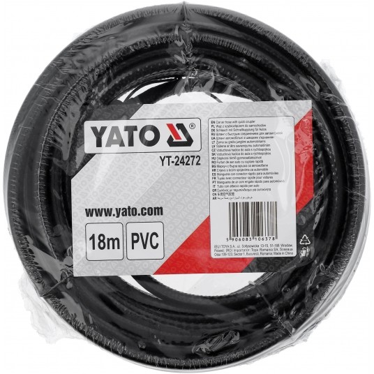 WĄŻ 18M Z SZYBKOZŁĄCZKĄ DO SAMOCHODÓW -zdjęcie numer 3