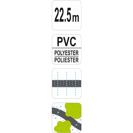 WĄŻ KROPLUJĄCY PŁASKI 22,5 -zdjęcie numer 3